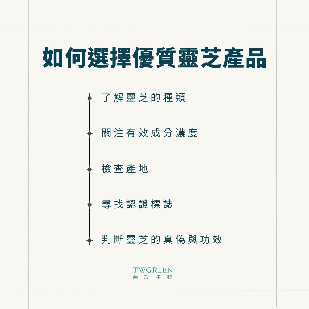 如何選擇優質靈芝產品