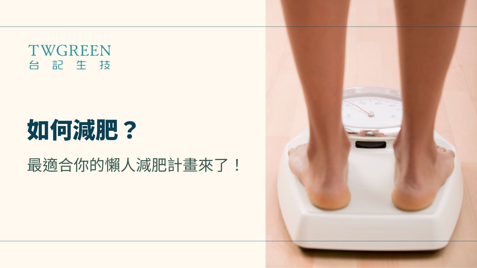 如何減肥?最適合你的懶人減肥計畫來了!