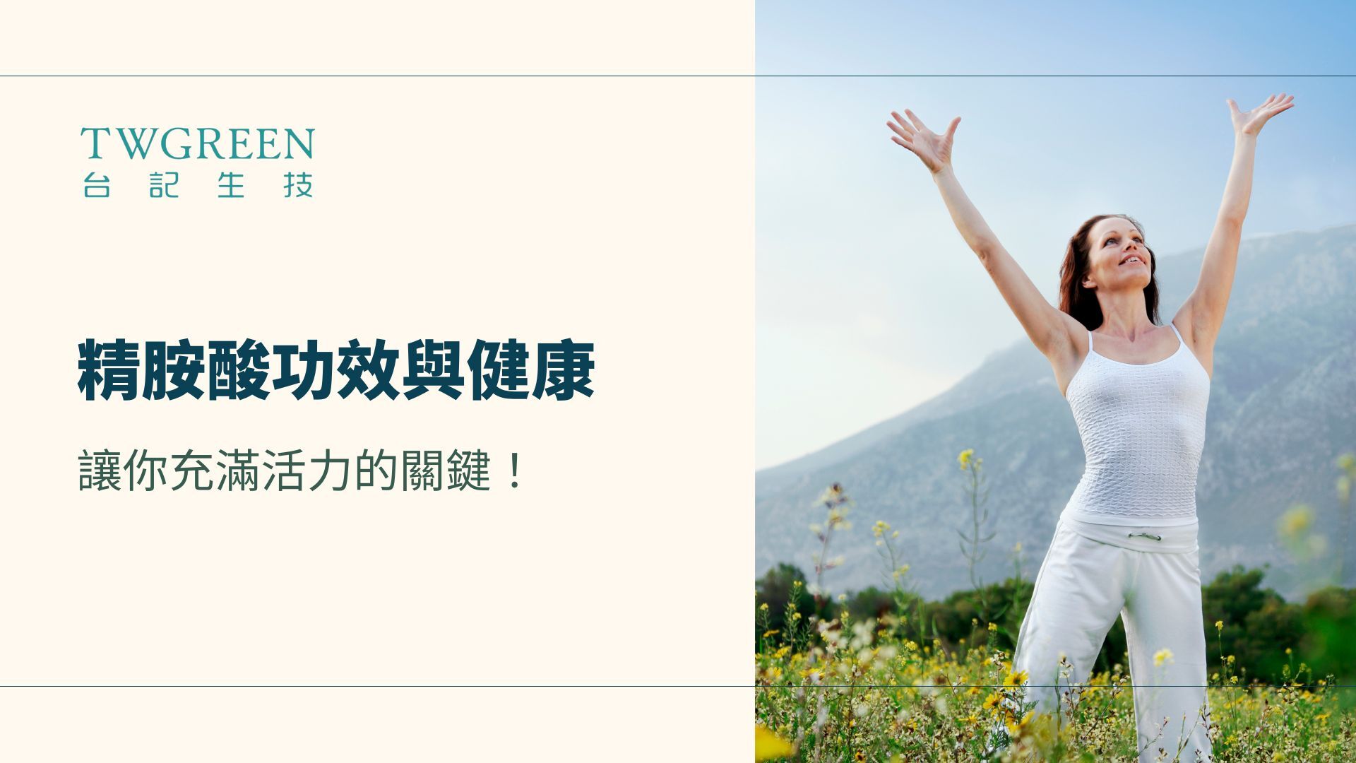 精胺酸功效與健康：讓你充滿活力的關鍵！