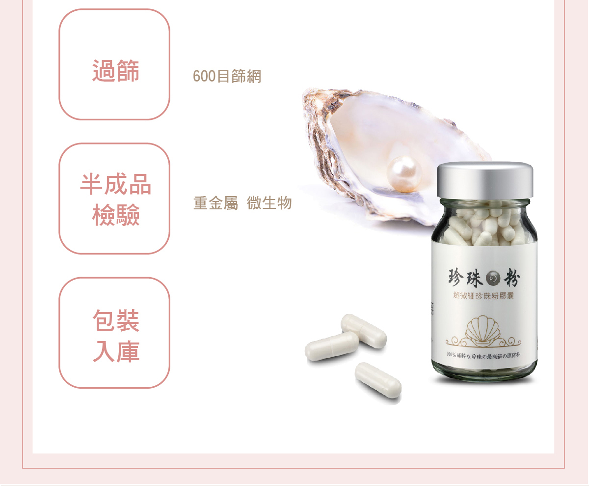 台記珍珠粉製作流程